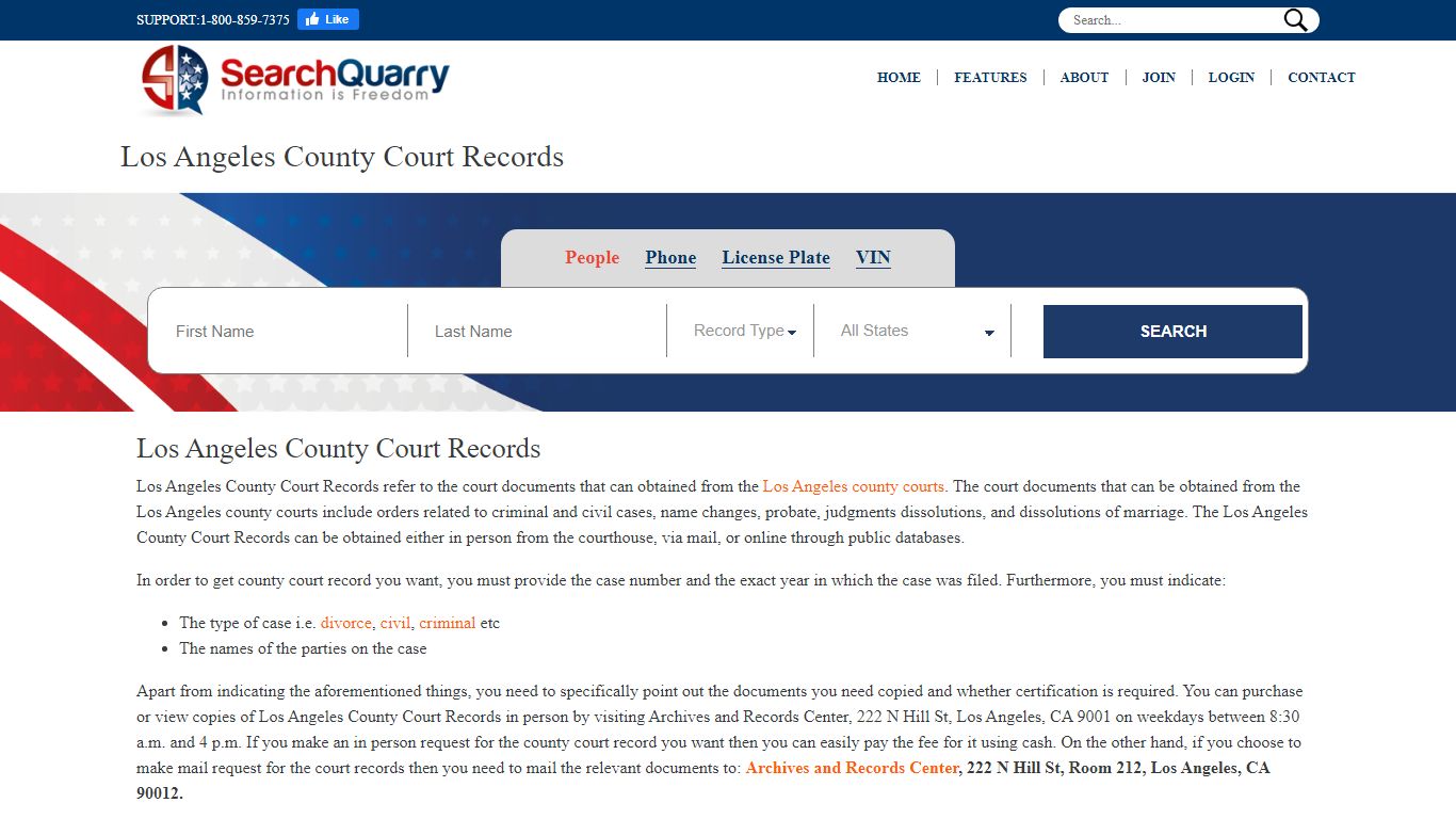 Los Angeles County Court Records - Search County Court ...
